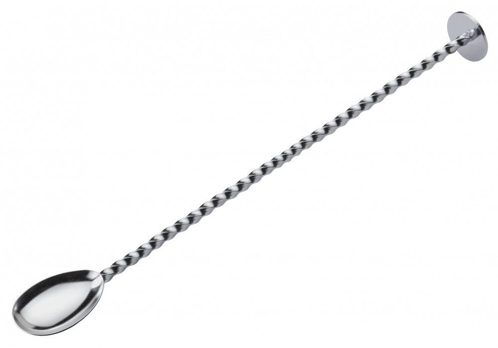 Professional 11"" Cocktail Mixing Spoon Bar Spoon With Masher For Bars, Clubs