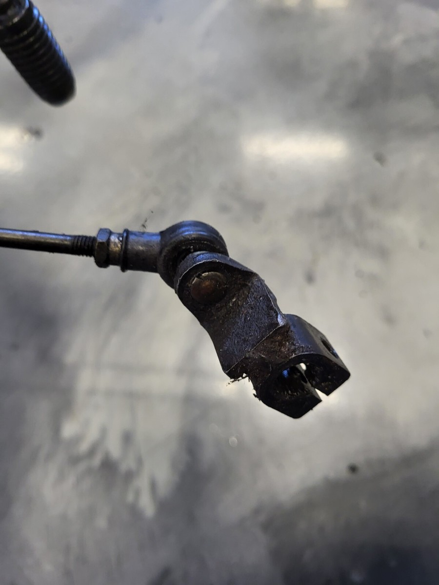 Used OEM 1990-1993 Kawasaki ZX600D Left Rearset With Shift Linkage