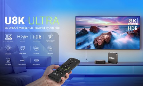 MINIX U8K-ULTRA 8K UHD Media Hub Android 11 TV Box S928X-K 8G 128G WiFi6 HDR Box - Picture 2 of 14