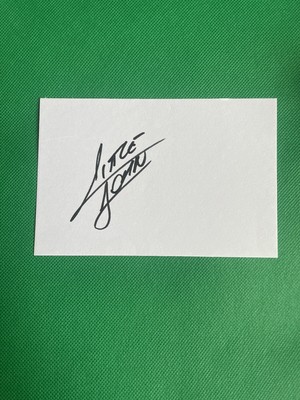 OWBY JOHN RODRIGUEZ DARTS **HANDSIGNIERT** A6 WEISSE KARTE ~ AUTOGRAMMIERT ~