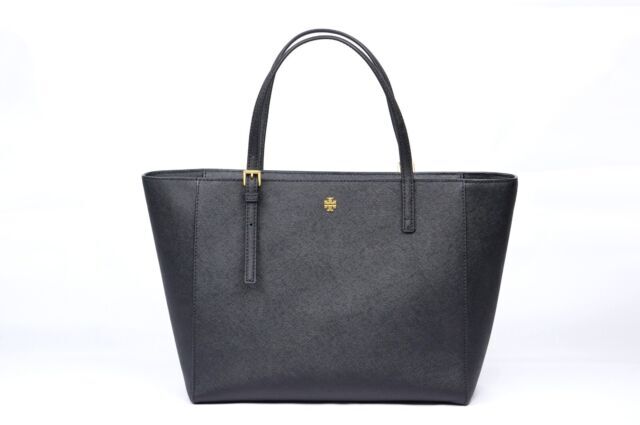トリーバーチ トートバッグ 肩掛け エマーソン サフィアーノレザー 黒 サフィアーノ Tory Burch(トリーバーチ) トートバッグ