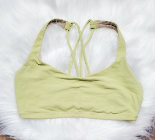 yellow lululemon sports bra
