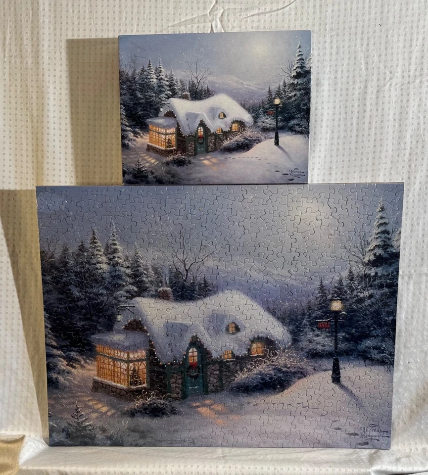 PUZZLES THOMAS KINKADE - 20 DIFERENTES a través de 9 CAJAS, muchos COMPLETOS Foto 4 de 4