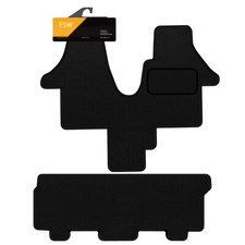 Fits Vw T5 Facelift/T6 2003-2019 Kombi Twin Door Tailored Carpet Van Floor Mat