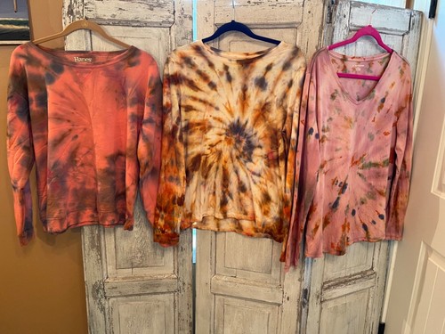 Char’s Ties & Dye Artisan Tie Dye Shirt L-Rosie Fall - Picture 9 of 10