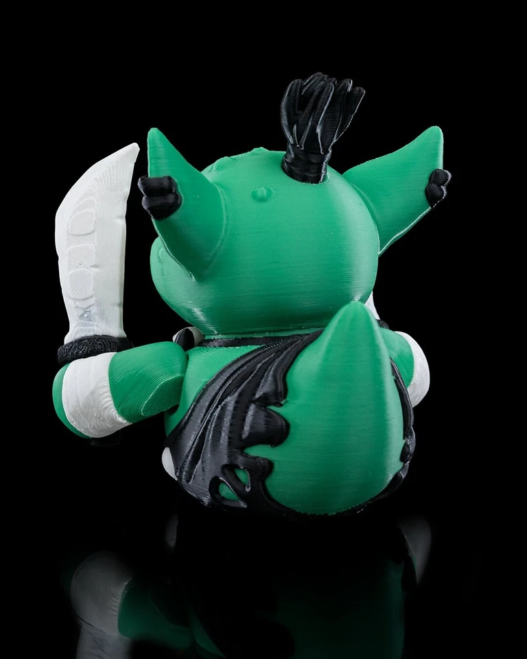 Ducklin Duck Goblin Jeep impreso en 3D DND TTRPG juguete de goma  Foto 4 de 4