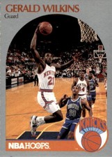 1990-91 NBA Hoops Basketball Card #212 Gerald Wilkins