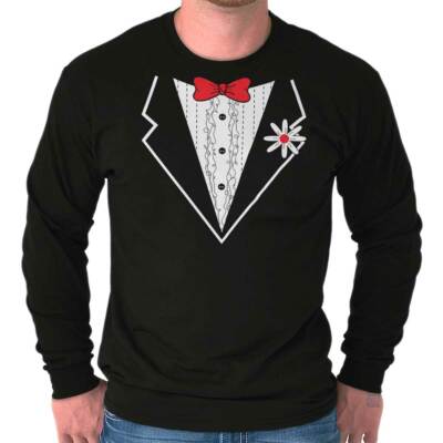 Vintage Classic Fake Tuxedo Costume 