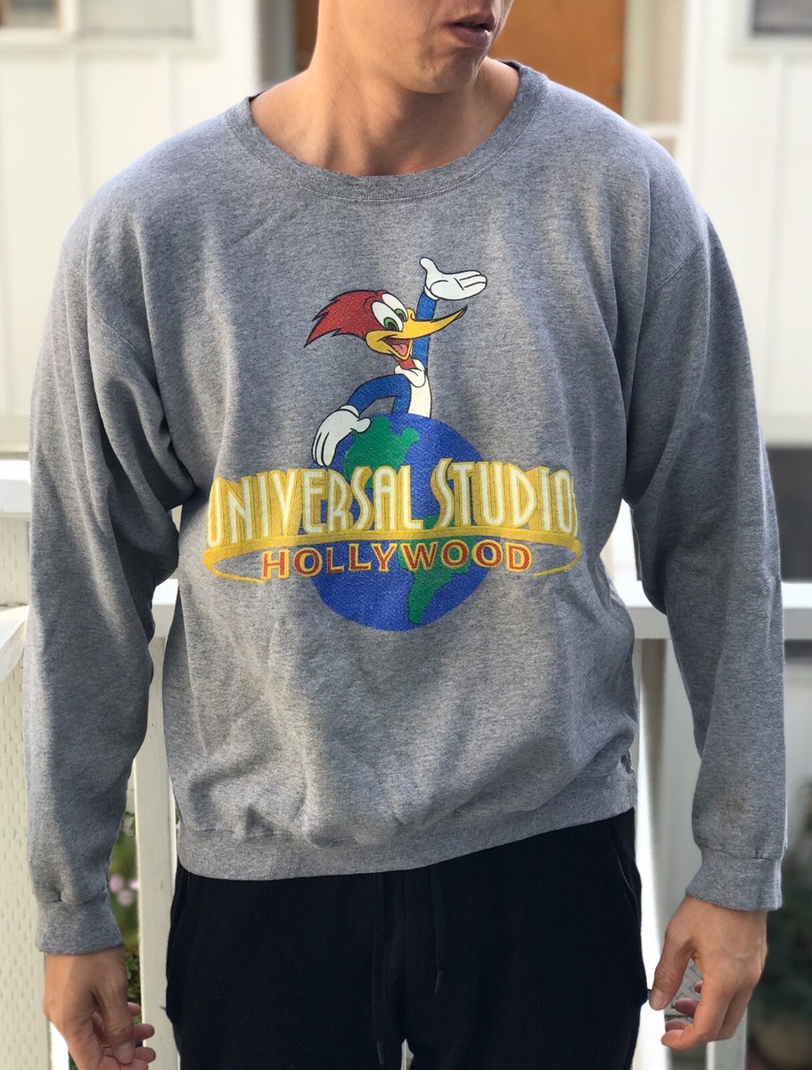 トップス 90s universal studios Woodpecker sweat Vintage 90s Universal Studios Hollywood Pullover Woody