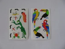 Lot of 2 Mrs. Grossman's Stickers PARROTS & INSECTS 2 Mods NEW