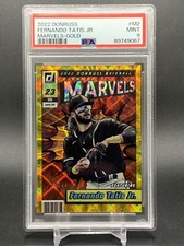 2022 Donruss Fernando Tatis Jr Marvels Gold #/99 PSA 9 Pop 2 SP