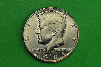 1981-D BU Mint State Kennedy US Half Dollar Coin | eBay