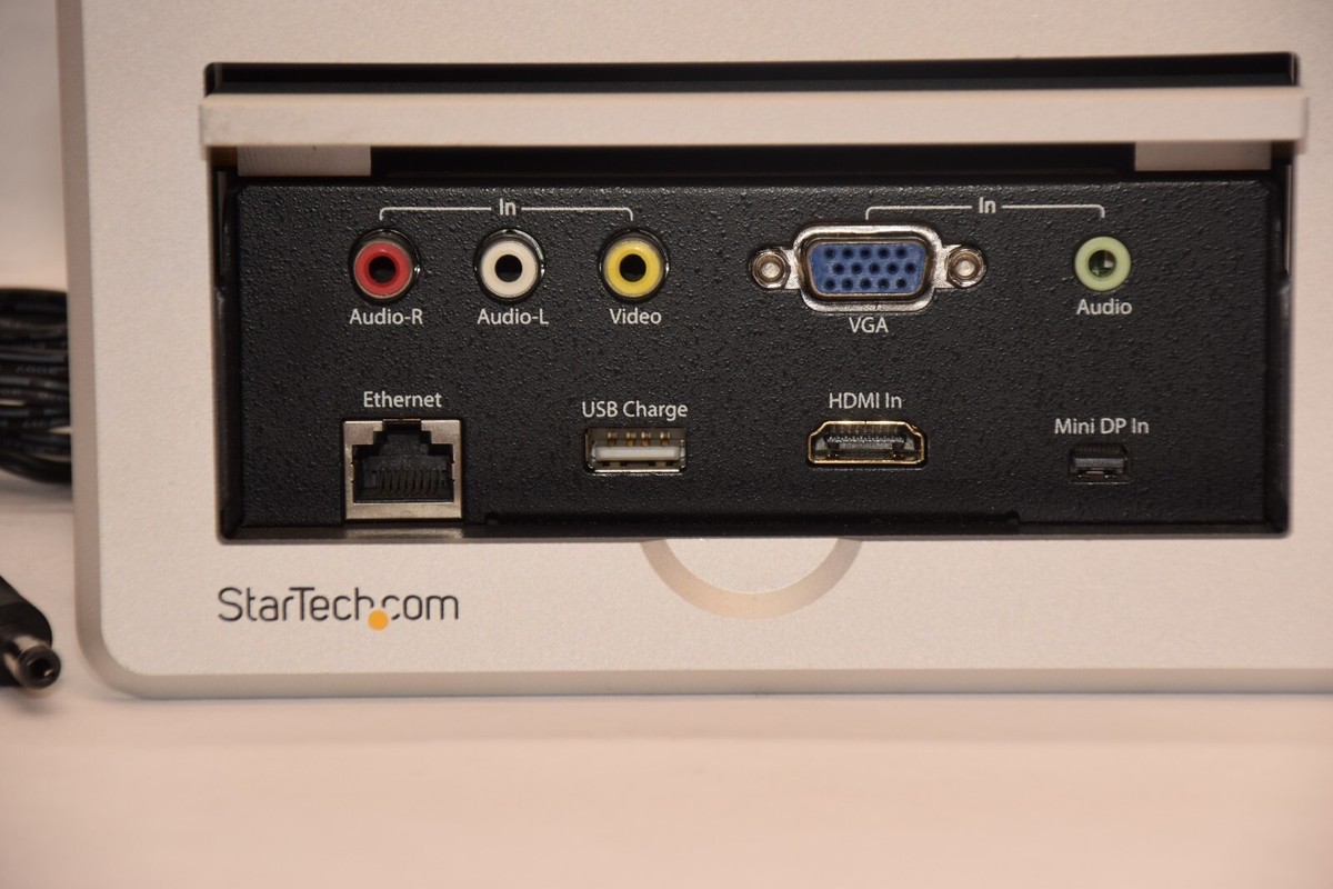 STARTECH.COM BOX4HDECP Conference Table Connectivity Pop Up Box W