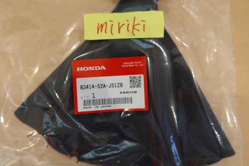 HONDA Genuine OEM S2000 AP1 AP2 Ultimate Edition Shift Boots Leather Red Stitch - Picture 3 of 6