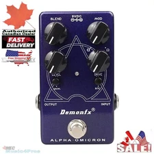 Demonfx ALPHA OMICRON Bass PreAmp/ Overdrive ✔️Fast US Ship ✔️Lower Price  CA
