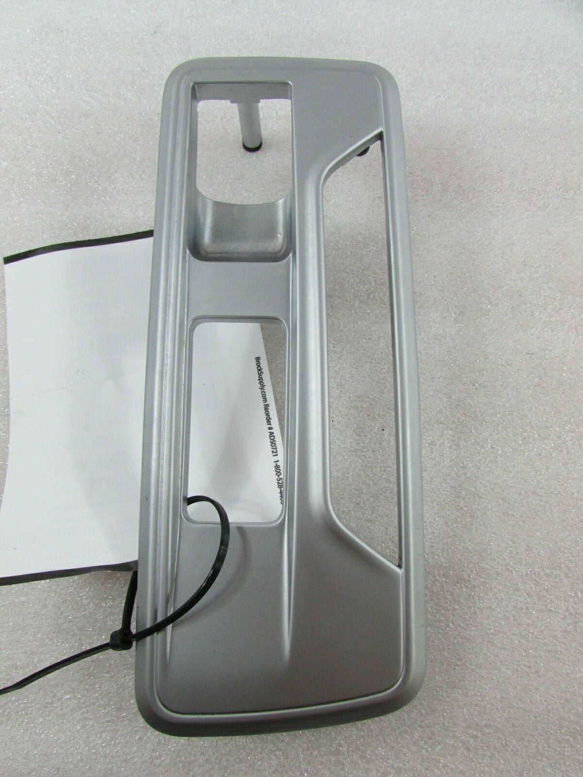Maserati Ghibli, Console Shift Bezel Trim Panel, Silver, Used, 670010725