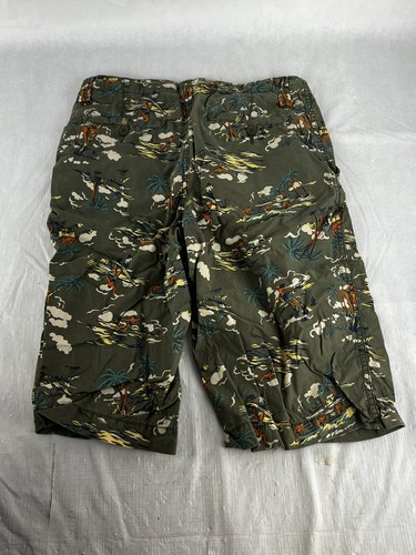 Old Navy Bermuda Adjust Waist Shorts Youth Girls Size 14 Reg Hula Girl Native - Picture 6 of 6