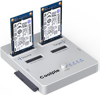 SSD Duplicator NVME/SATA SSD Cloner for M.2 NVME/SATA 3.5'' HDD 2.5''SSD/HDD