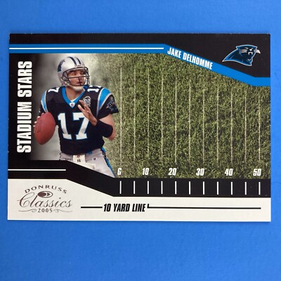 Jake Delhomme 2005 Donruss Classics Stadium Stars 10 Yard Line #6 339/500