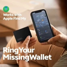Rechargeable Wallet Tracker Card - Slim Smart Item Finder 