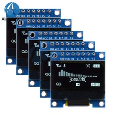 1-10PCS White 3-5V 0.96" SPI Serial 128X64 OLED Display Module for Arduino