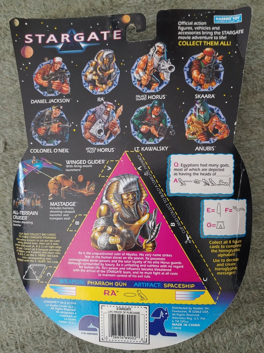 Vintage 1994 Hasbro Stargate RA Ruler Of Abydos Action Figure New
