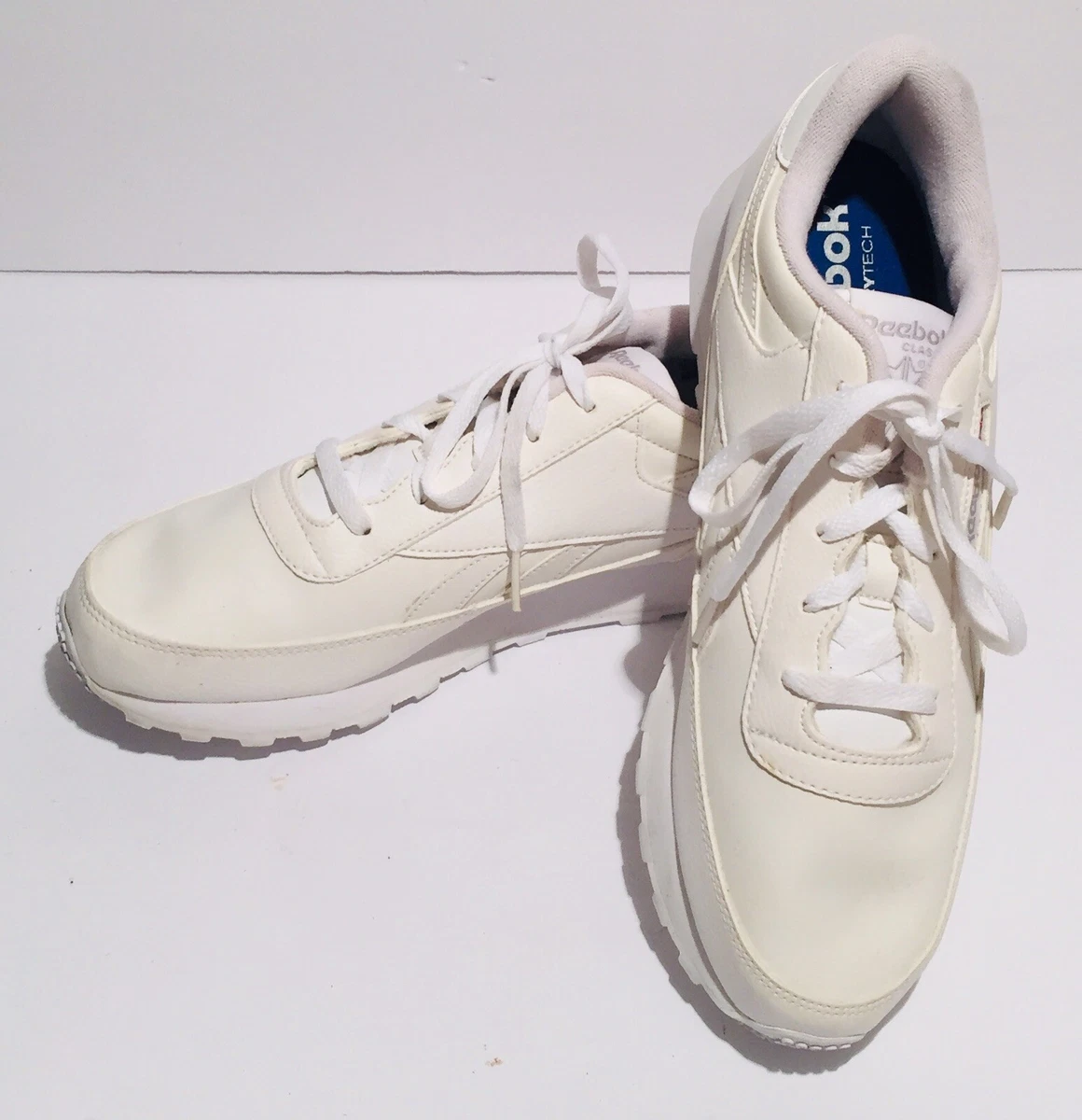 New REEBOK Classic White Ortholite Women&#039;s Tennis Shoes Sneakers 1Y3502 SZ B | eBay