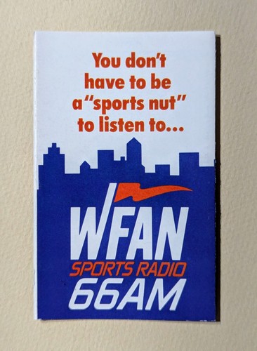 1989 New York Mets Baseball Pocket Schedule MLB WFAN Version Davey Johnson ⚾️⚾️ - Picture 2 of 2