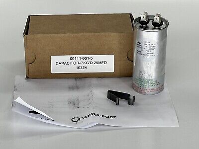 Veeder-Root Red Jacket 00111-661-5 25MFD Capacitor with Veeder-Root Red Jacket 00111-661-5 25MFD Capacitor with