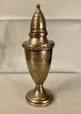Vtg Sterling Silver Weighted Single Salt Shaker by M. FRED HIRSCH Stamped 1403