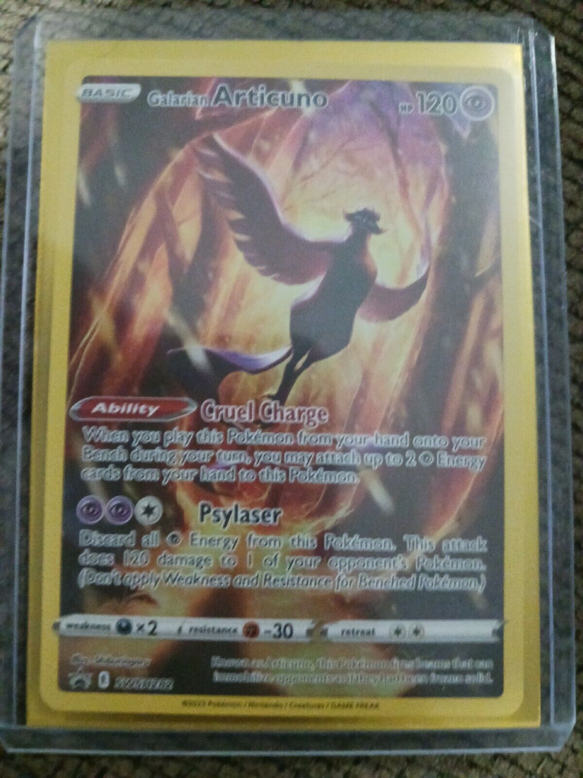 Galarian Articuno SWSH Black Star Promos, Pokémon