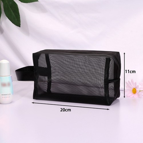 Toilet Bag High Capacity Keep Neat Business Trip Cosmetic Bag Handle Strap - Picture 3 of 15