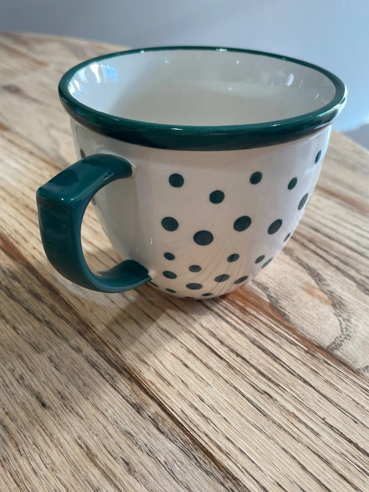 Taza de café a lunares verde The Pioneer para mujer Foto 4 de 4