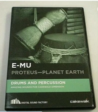 Cakewalk E-MU Proteus Planet Earth DRUMS & PERCUSSION [Sound Factory] EMU DISK