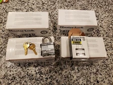 Lock Set- Master 3KA (Lot of 24) KEYED ALIKE Commercial Steel Laminated Padlocks
