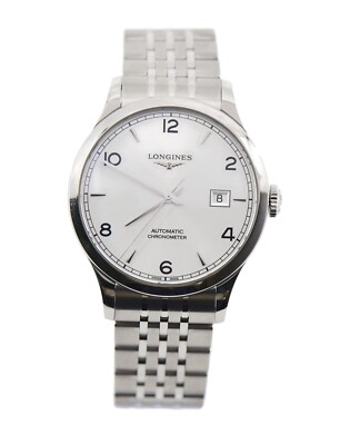 Longines Record Stainless Steel Watch L2.821.4.76.6
