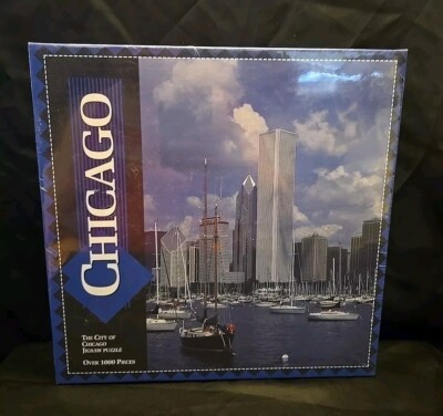 Jigsaw Puzzle 1000 Piece  Chicago Skyscraper  New sealed
