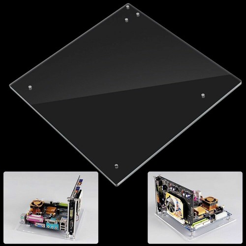 Open Frame Transparent Acrylic Computer PC Case DIY ITX/M-ATX/ATX Motherboard IS - Picture 5 of 16