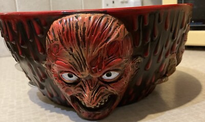 Rubies Vintage Sammlerstück Halloween Leckerli Schale. 3D Nightmare On Elm Street.