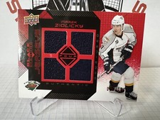 2008-09 UD Black Diamond 4 Jersey Gold Marek Zidlicky Minnesota Wild SN100 NHL