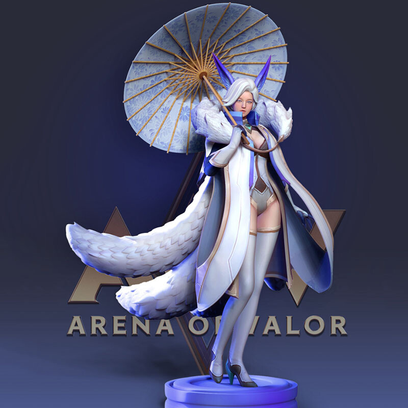 リヴァイ兵長　CRYSTAL 3D OBJECT 3D Printing Unpainted Arena of Valor 1/8 Liliana Unassembled