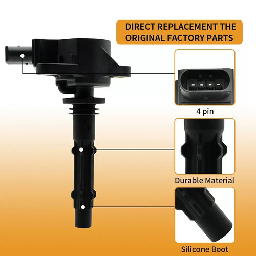 6PCS Ignition Coil & Spark Plug Car Replacement For Mercedes-Benz ML350 ML450 - Picture 13 of 14