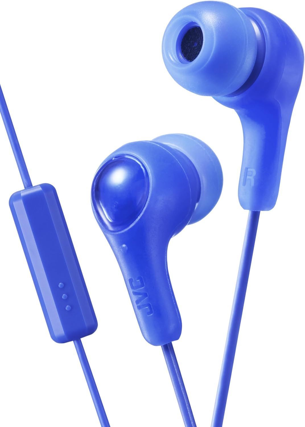 Cuffie Stereo In-Ear JVC Gumy Plus Cablate 3.5mm Blu Berry - HA-FX7M-AN-U