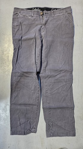 Cabela's Classic Fit Men's Chino Pants Grey 38W 34L - 第 1/5 張圖片