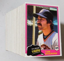 1981 TOPPS BASEBALL YOU PICK YOUR CARD COMPLETE YOUR SET #'s 251-500 (item#N29)