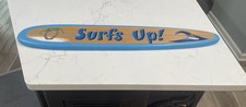 Surf's Up Wooden Wall Sign 30 in. X 5.5 in.