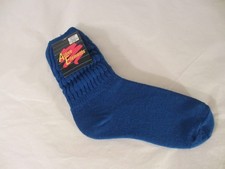 Vintage Women's Active Elements Blue Slouch Style Socks Fits 9-11 1 Pair 
