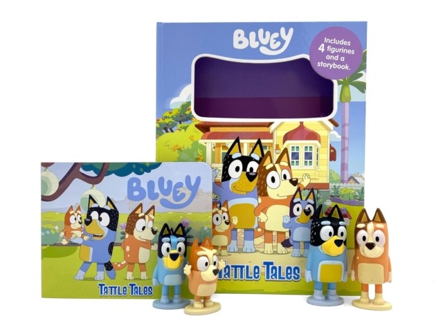 Phidal Publishing Inc. Bluey Tattle Tales Board Book With 4 Figurines (Mum, Dad, Bluey, Bingo) By Phidal Publishing - Ages 3-5 - Brand New - Image 8