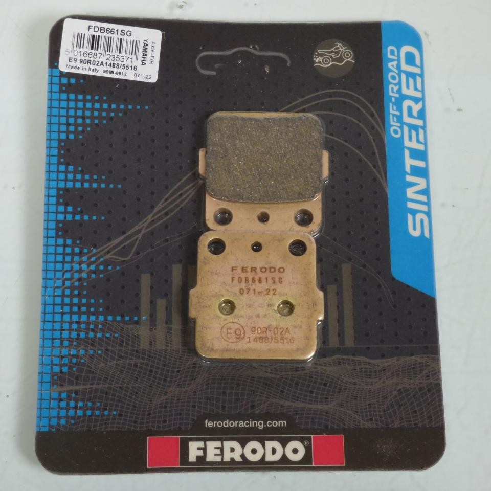 Plaquette de frein Ferodo pour quad Kawasaki 450 KFX 2012-2014