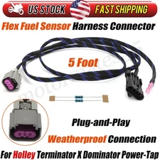 Fuel Sensor Wire Harness for GM E85 Flex Fuel Holley EFI Terminator X Dominator